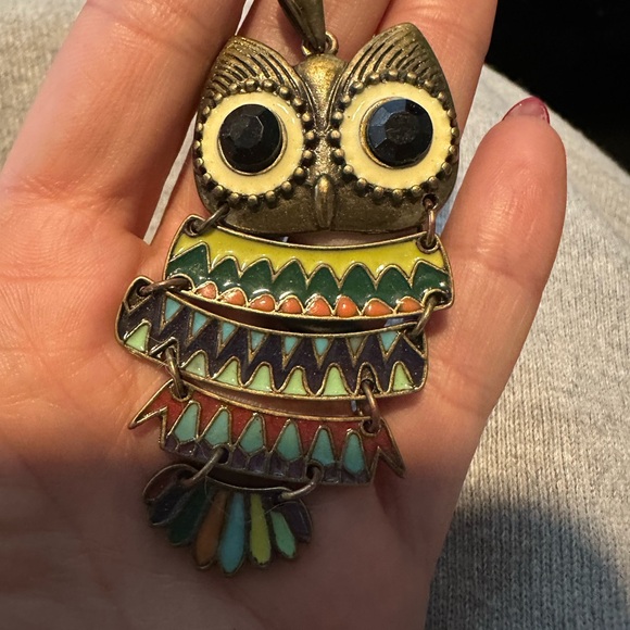 Vintage/Modern/Y2K Eras 8 Piece Mix of Adorable Assorted Owl Jewelry - Picture 2 of 11